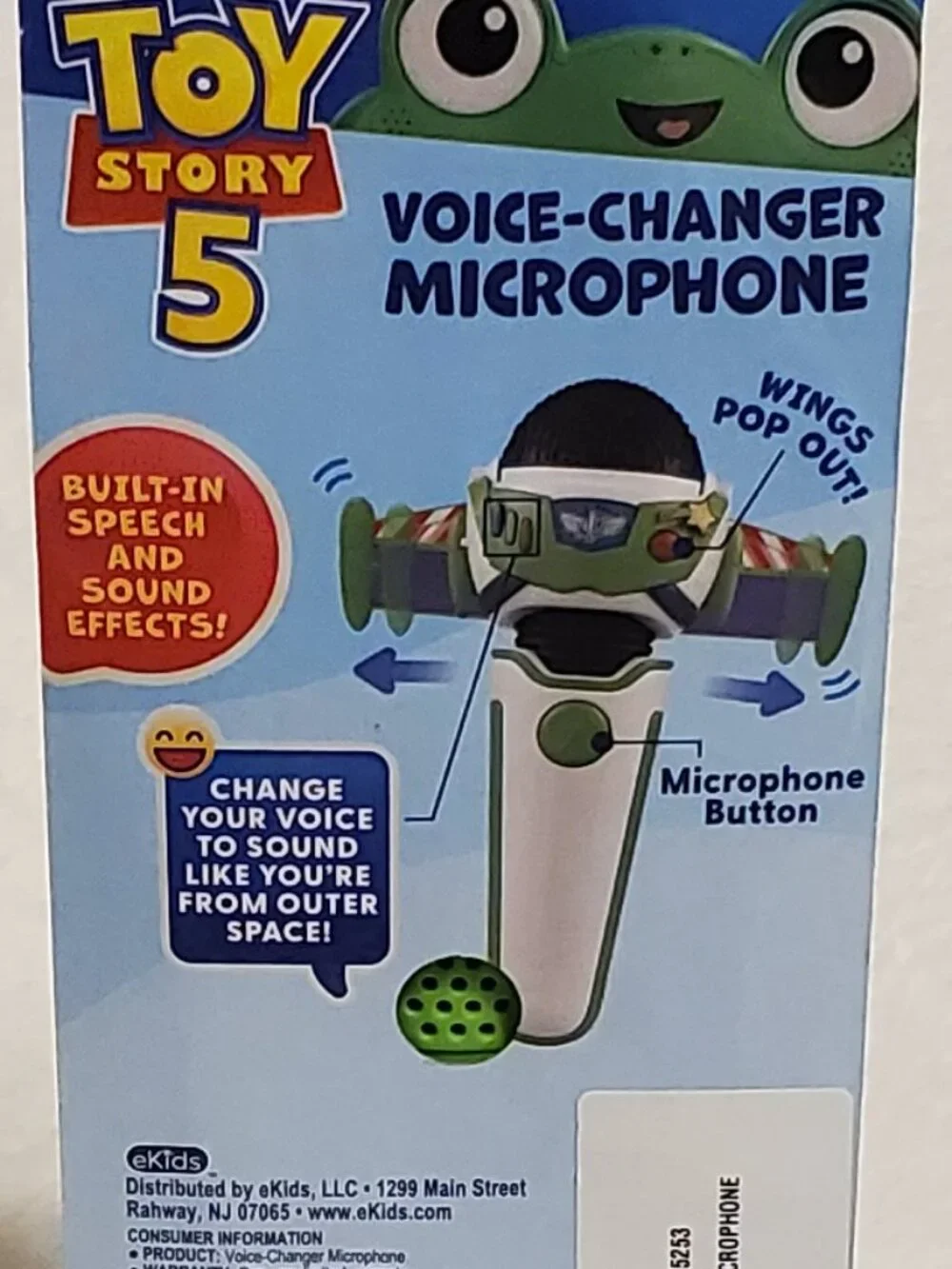 Toy Story 5 Voice Changing Microphone with Pop Out Wings!  Brand New! Great Gift